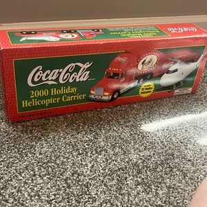 Coca Cola 2000 holiday helicopter carrier